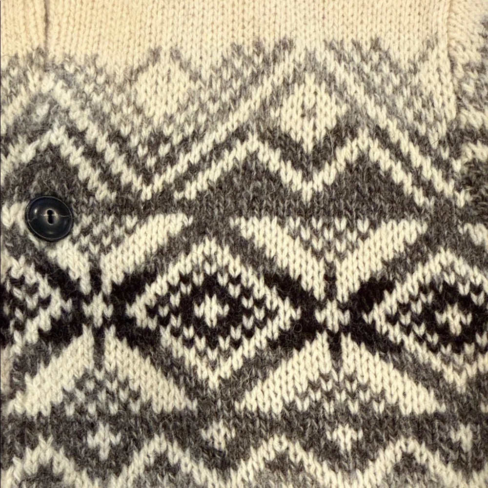 J. Crew Beige and Gray Cardigan Sweater